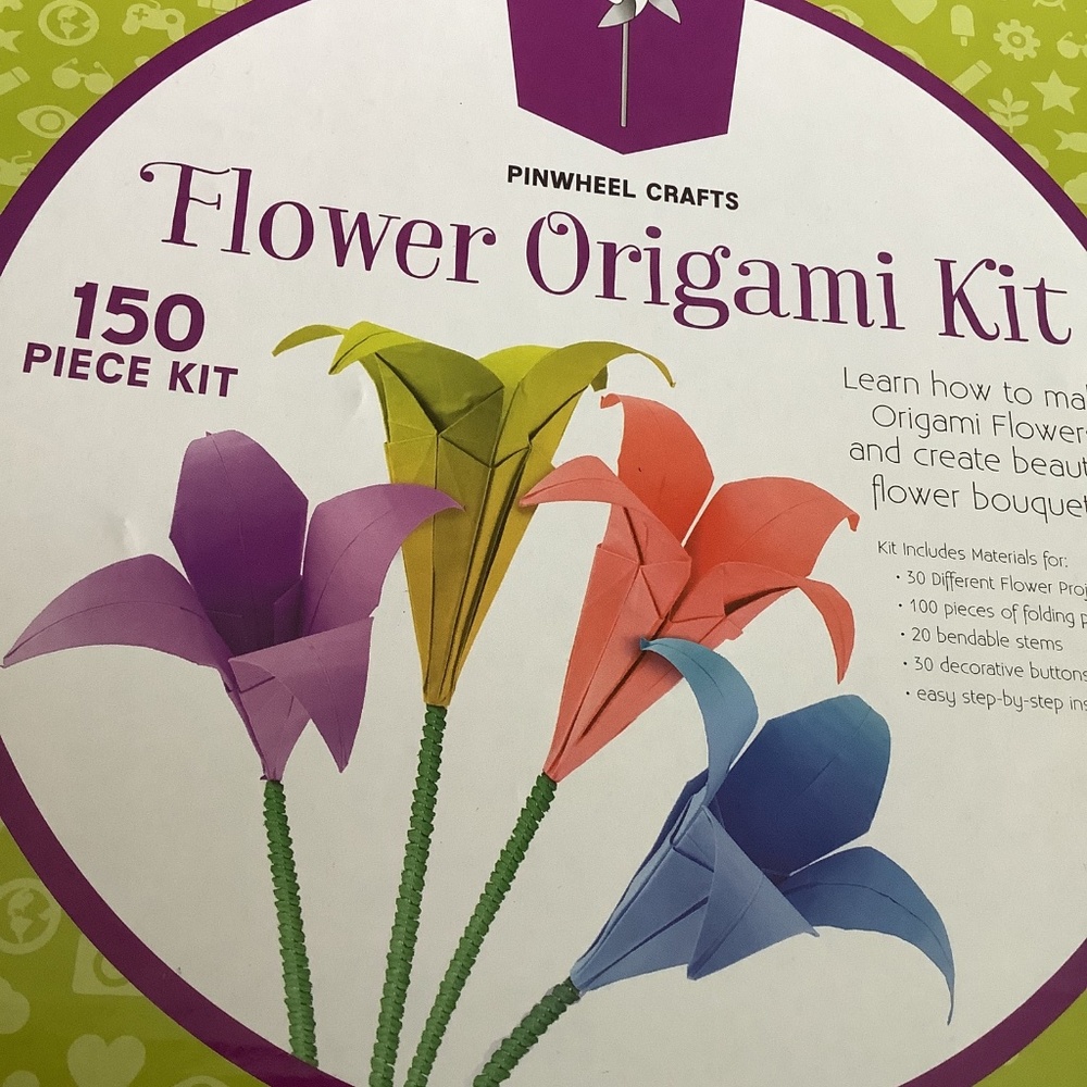 Flower Origami Kit NIB